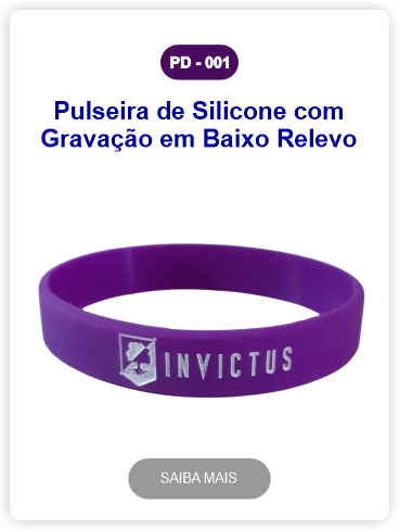 pulseiras de silicone personalizadas