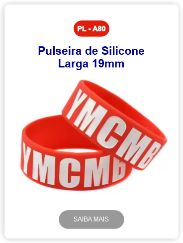 Pulseiras de silicone Largas