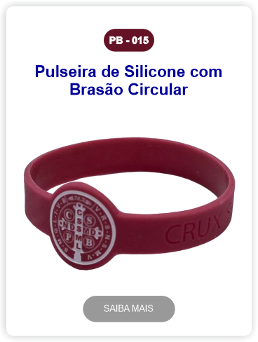 Pulseiras de Silicone com Brasão Personalizado
