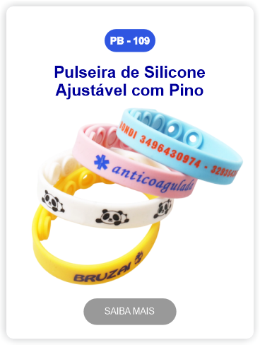 pulseiras de silicone ajustaveis