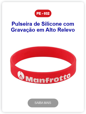 pulseiras de silicone personalizadas