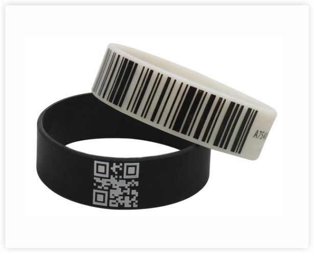 Pulseiras de Silicone com QR Code
